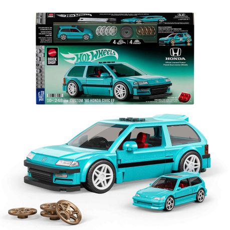 Hot Wheels Brick Shop Honda Civic EF - Green