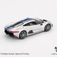 Mini GT 1/64 Jaguar C-X75 Prototype (#960) - Silver/Blue