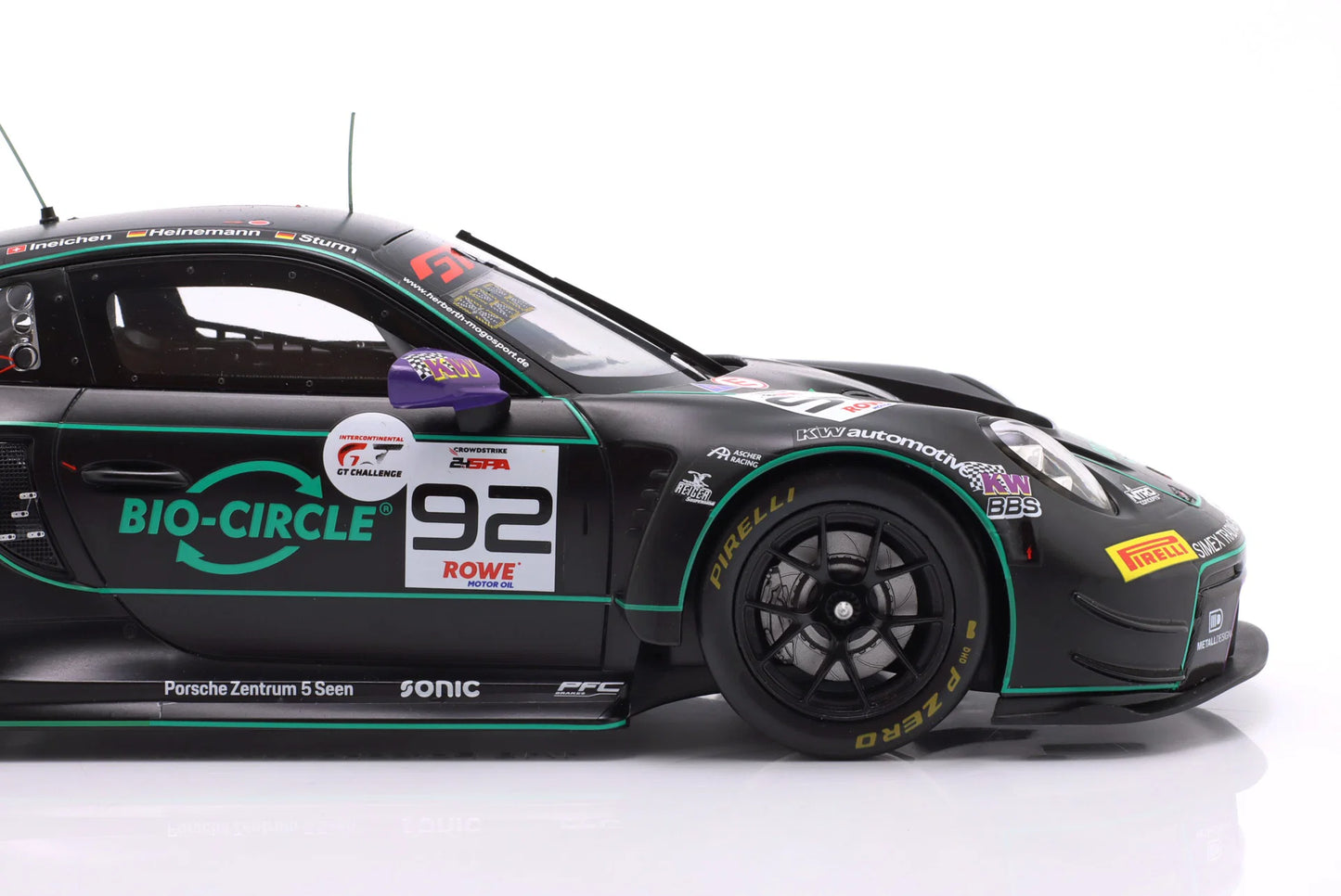 IXO 1/18 – Porsche 911 (992) GT3 R – 24h Spa 2025