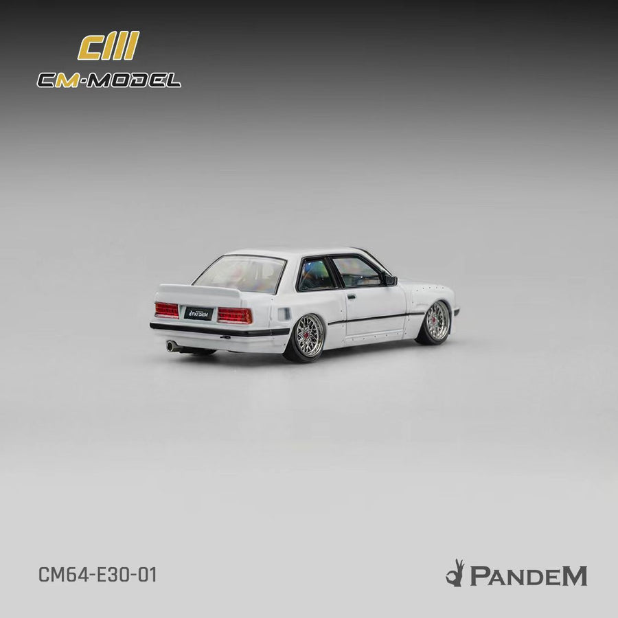CM Model 1/64 Pandem BMW E30 - White