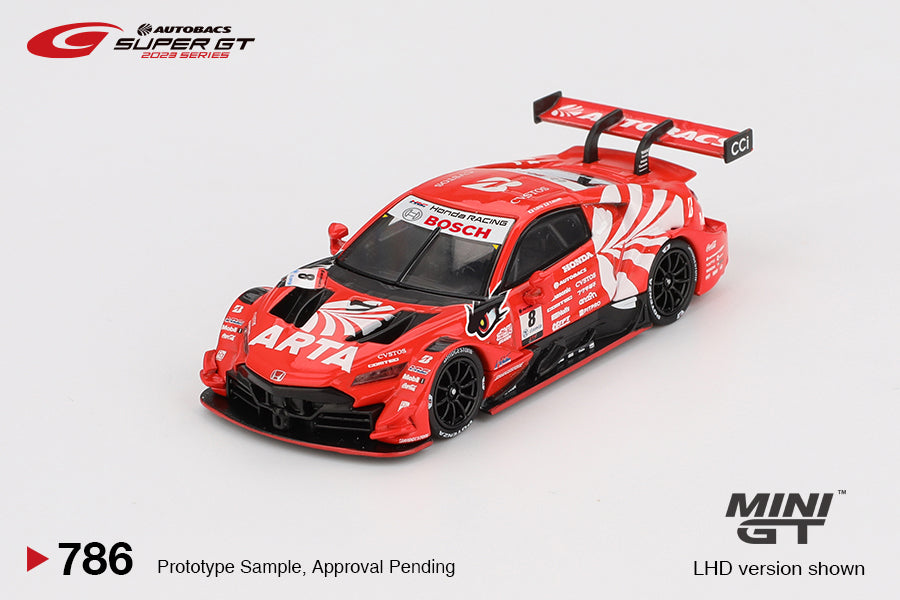 Mini GT 1/64 Honda NSX-GT "Type S" GT500 - #8 "ARTA MUGEN NSX-GT " ARTA 2023 SUPER GT Series
