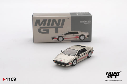 Mini GT 1/64 Lotus Esprit Turbo (#1109) - Metallic Silver
