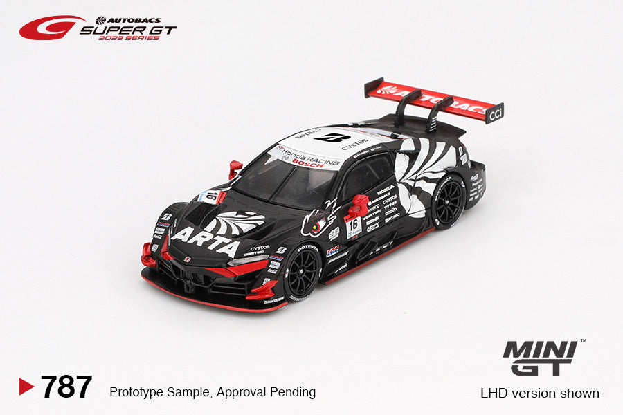 Mini GT 1/64 Honda NSX-GT "Type S" GT500 - #16 "ARTA MUGEN NSX-GT " ARTA 2023 SUPER GT Series