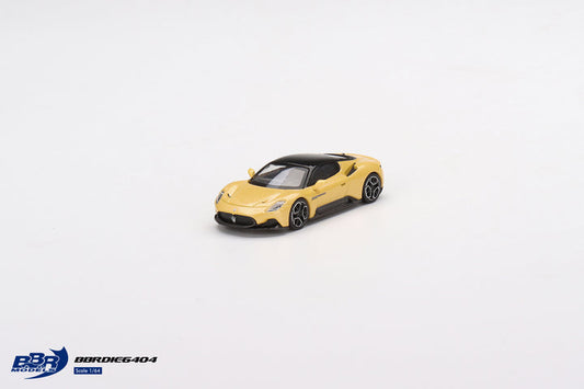 BBR 1/64 Maserati MC20 - Giallo Genio (Yellow)