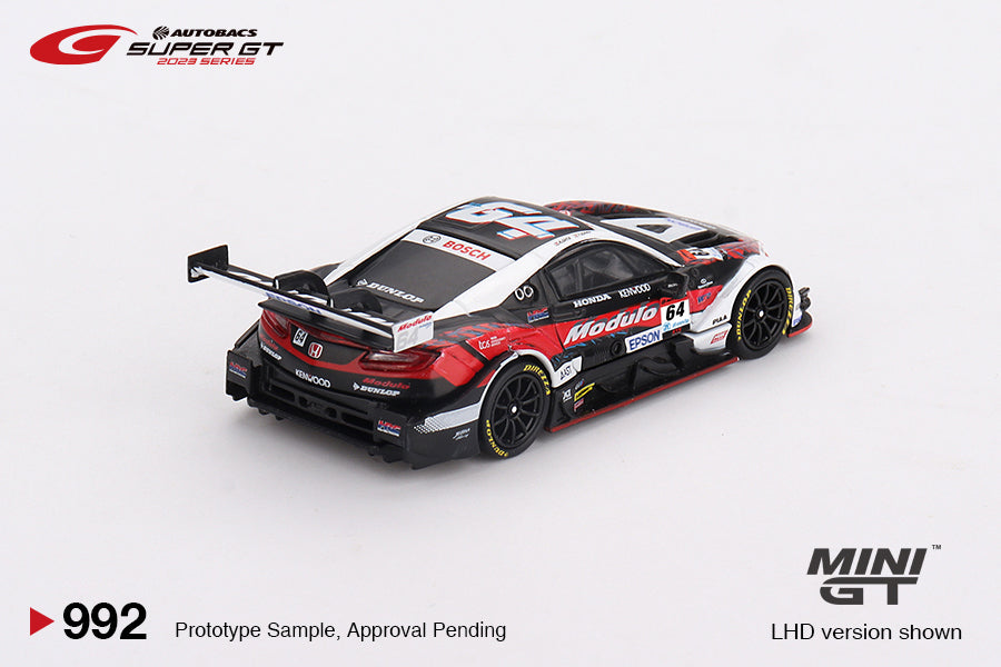 Mini GT 1/64 Honda NSX-GT "Type S" GT500 (#992) Modulo Nakajima Racing 2023 SUPER GT Series