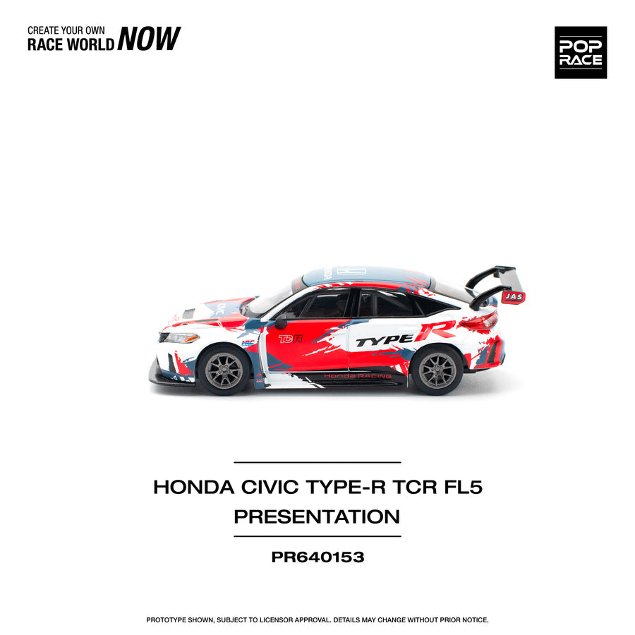 Pop Race 1/64 Honda Civic Type-R (FL5) TCR - Presentation Spec