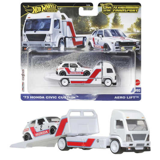 Hot Wheels Premium 1/64 Honda Civic Team Transport