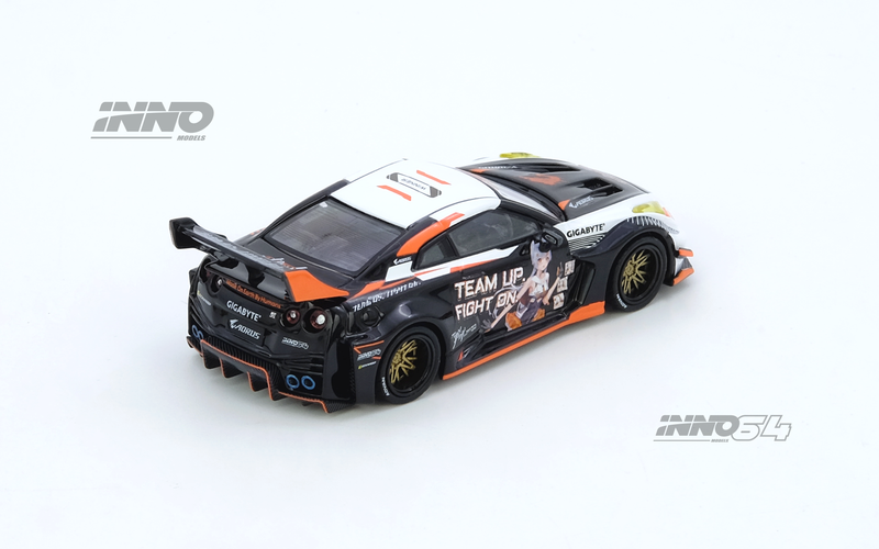 ⚠️ PRE ORDER ⚠️ Inno64 1/64 Nissan GTR (R35) Widebody - Aorus Special Edition