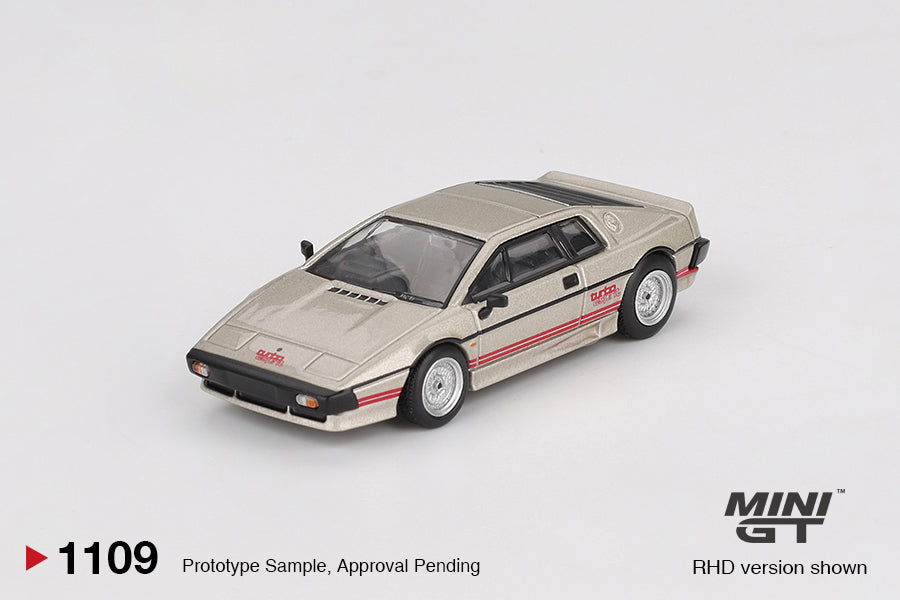 Mini GT 1/64 Lotus Esprit Turbo (#1109) - Metallic Silver