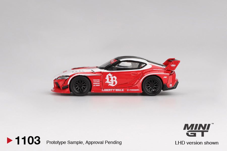 Mini GT 1/64 LB★WORKS Toyota GR Supra (#1103) - Red