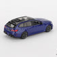 Mini GT 1/64 BMW M5 Touring (#1080) - Marina Bay Blue Metallic