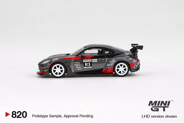 Mini GT 1/64 Toyota GT86 HKS (#820) - Larry Chens HKS Turbocharged GR86