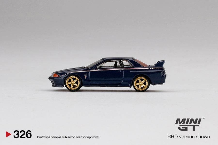 Mini GT 1/64 Nissan Skyline GT-R (R32) NISMO S-Tune (Blue) #326