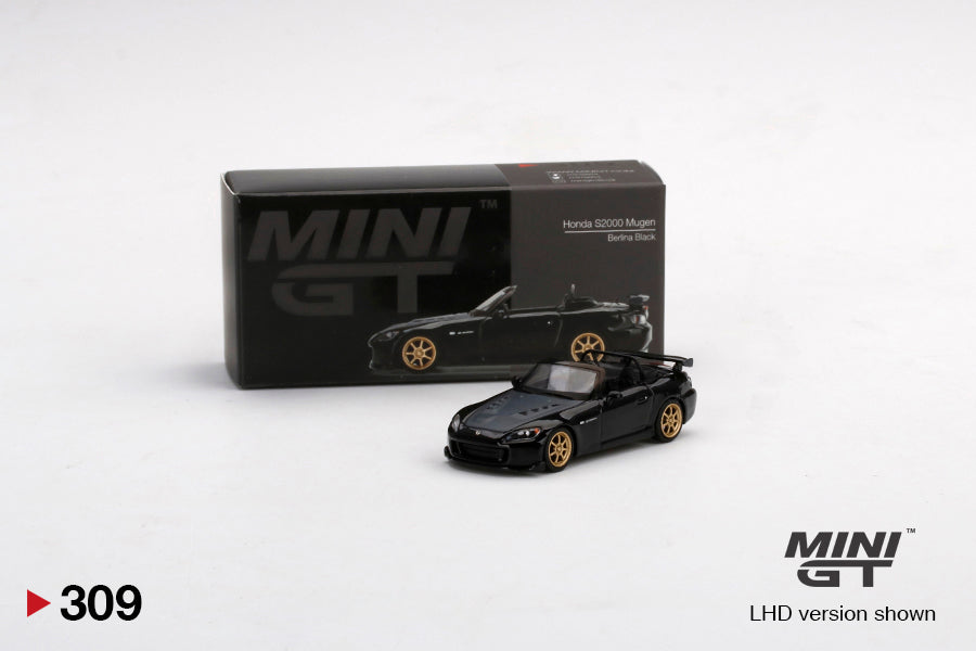 Mini GT 1/64 Honda S2000 (AP2) Mugen - Berlina Black (#309)