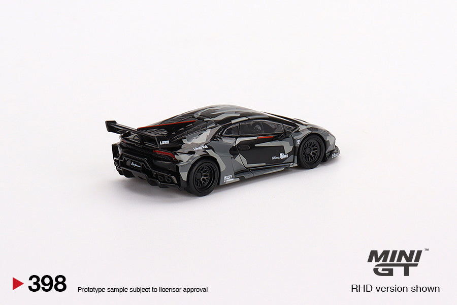 Mini GT 1/64 ★LB WORKS★ Lamborghini Huracan GT (#396) - Digital Camo