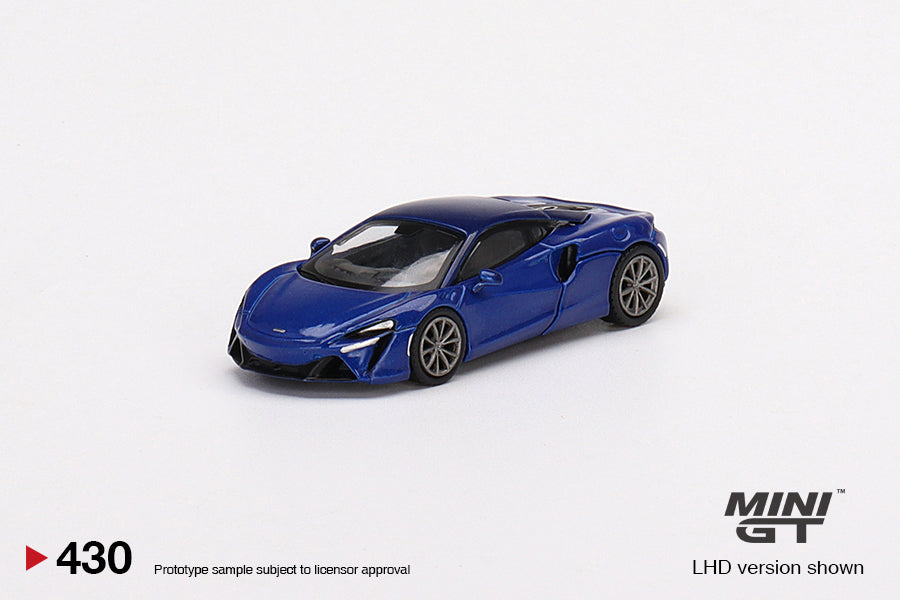 Mini GT 1/64 McLaren Artura (#430) - Blue