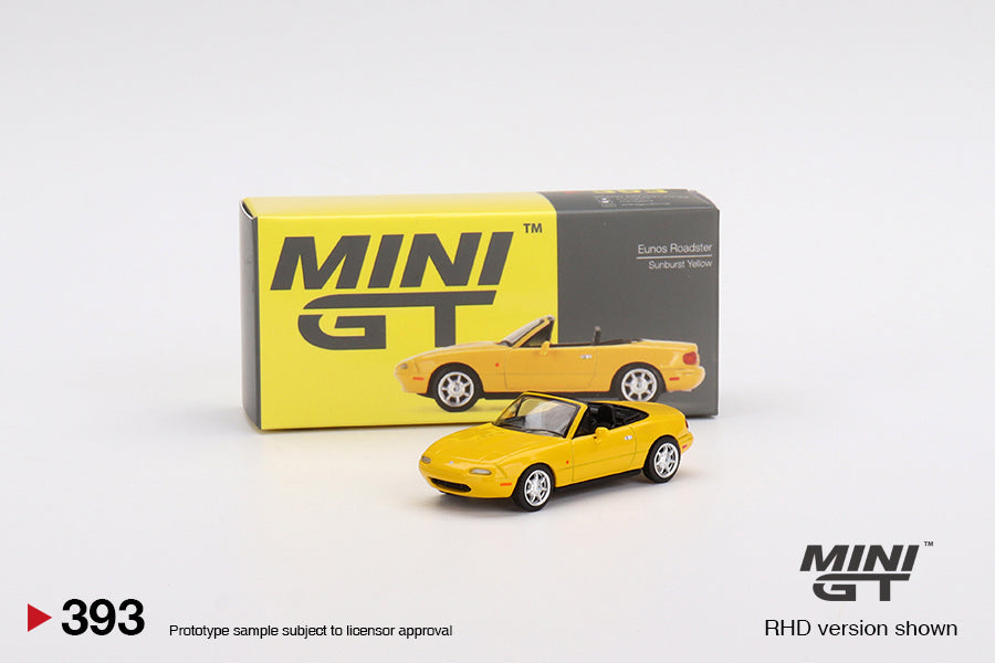 Mini GT 1/64 Mazda Eunos Roadster #393 (Sunburst Yellow)