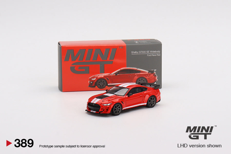 Mini GT 1/64 Shelby GT500 SE Widebody (#389) Ford Race Red
