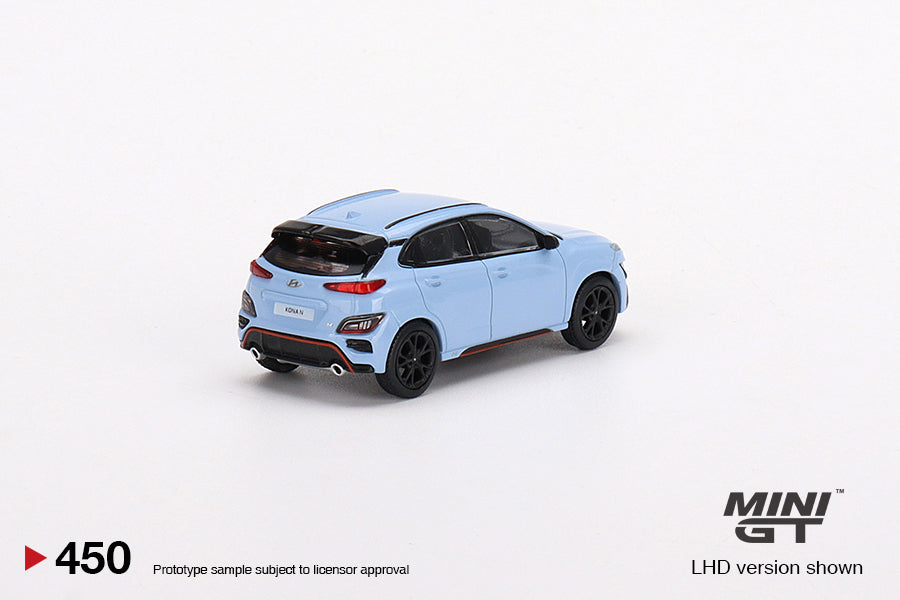 Mini GT 1/64 Hyundai Kona N (#450) - Performance Blue