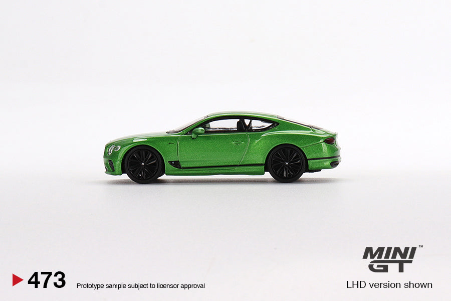 Mini GT 1/64 Bentley Continental GT Speed (#473) - Apple Green