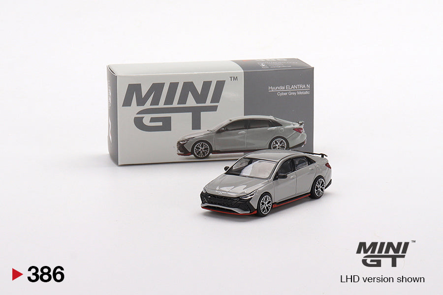 Mini GT 1/64 Hyundai Elantra N (#386) - Cyber Grey