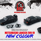 BM Creations 1/64 Mitsubishi Lancer Evolution IV & Extra Wheels (Black)