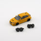 BM Creations 1/64 Subaru Impreza WRX STI & Extra Wheels (Yellow)