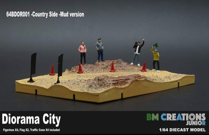 BM Creations 1/64 Countryside Mud Diorama